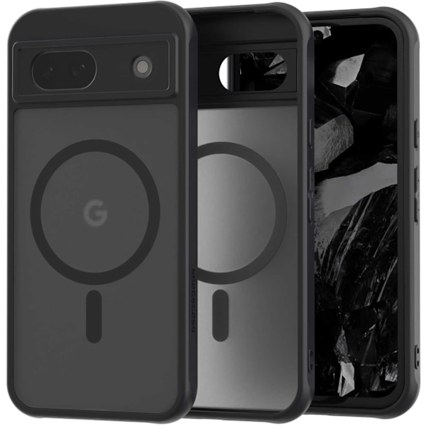 Spacecase Hybrid Case För Google Pixel 8A Svart