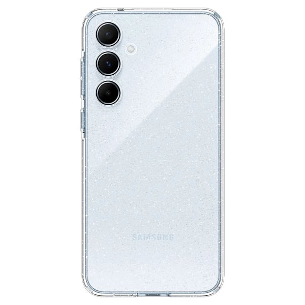 Spigen Liquid Crystal-deksel til Samsung Galaxy A55 5G - gjennomsiktig og glitrende