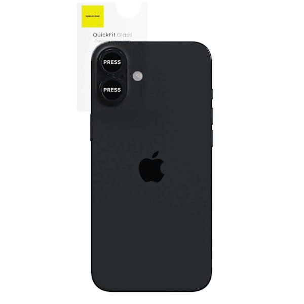 Rymdfall Härdat Glas Quickfit-Kamera För Iphone 16 16 Plus Svart