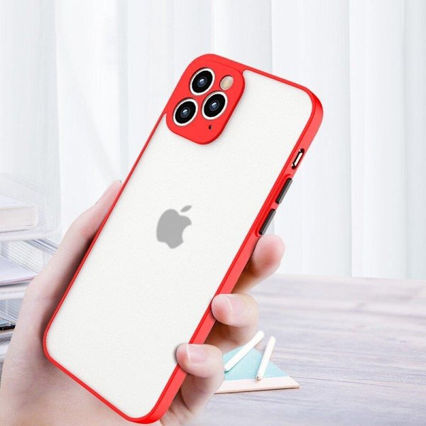 Milky Case Silikon fleksibelt gjennomskinnelig etui Xiaomi Redmi Note 10 / Redmi Note 10S Red