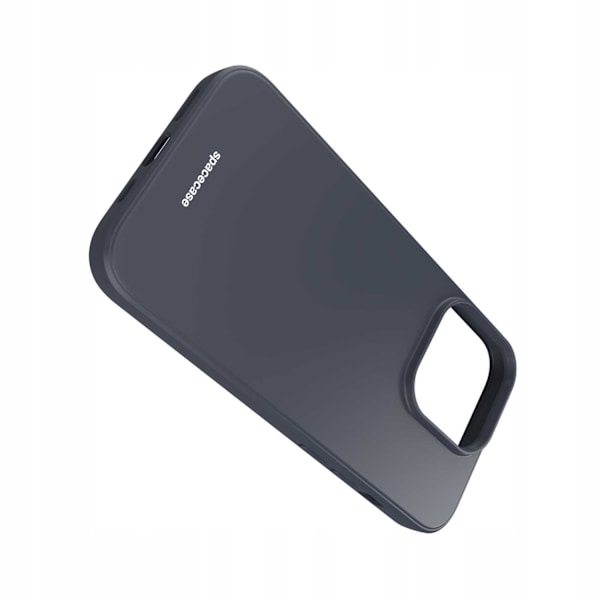 Spacecase Silikonecase För Iphone 14 Pro Black Protection
