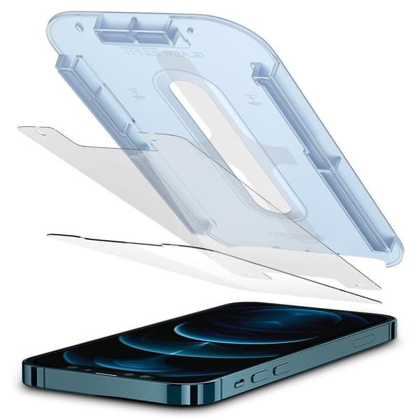 HÆRDET GLAS SPIGEN GLAS.TR "EZ FIT" 2-PACK IPHONE 12 PRO MAX