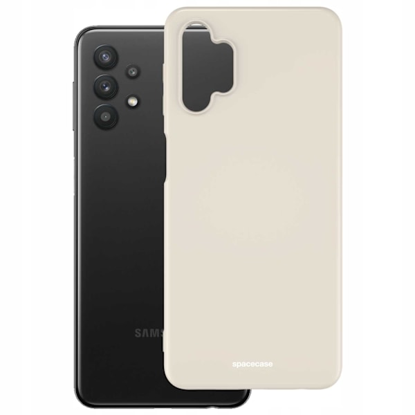 Spacecase Silikonfodral För Galaxy A32 5G Bone