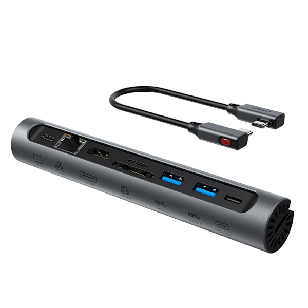 ACEFAST HUB MULTIFUNKTIONEL STATIV TIL LAPTOP USB C-2XUSB 3.2 100W GRÅ