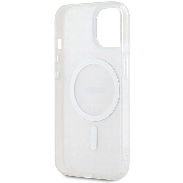 DKNY IML Mono & Stripe MagSafe beskyttelsesveske for iPhone 15/14/13 - Rosa