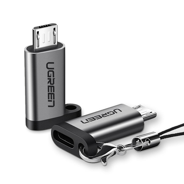 Ugreen USB Type C - mikro USB-adapter grå (50590)