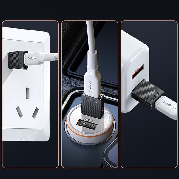 McDodo telefonadapter USB 2.0 till USB-C 5A QC-adapter