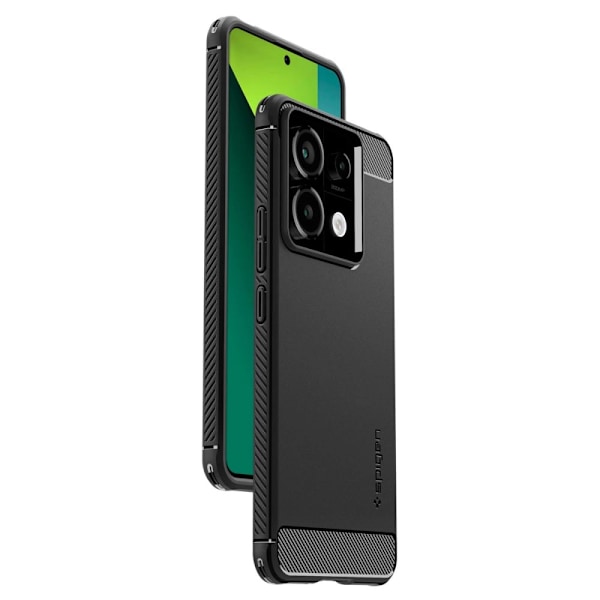 SPIGEN RUGGED ARMOR ETUI TIL XIAOMI REDMI NOTE 13 PRO 5G / POCO X6 5G - MAT SORT