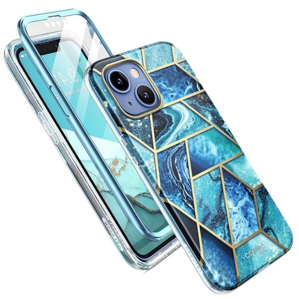 SUPCASE COSMO ETUI TIL IPHONE 14 PLUS - BLÅ