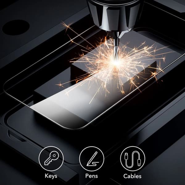 ESR TEMPERED GLASS 2-PACK TIL IPHONE 16 - GENNEMSIGTIG