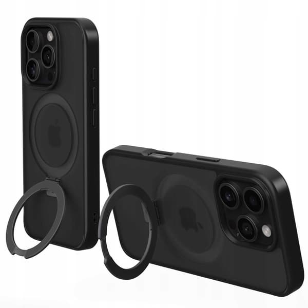 Spacecase Case Ring Pro Magnetic För Iphone 16 Pro Black