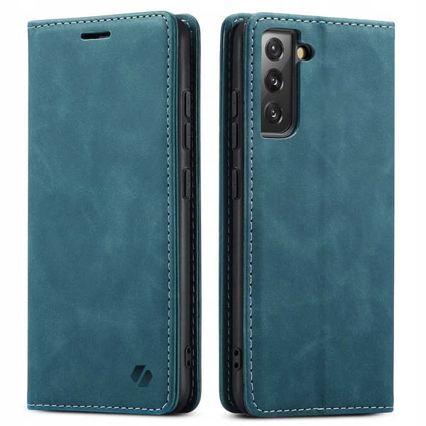 Spacecase Pålånsfodral För Galaxy S22+ Blåt Skydd
