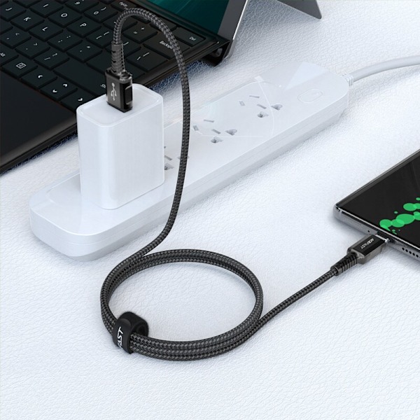 Acefast USB - USB Type C-kabel 1,2 m, 3A svart (C1-04 svart)