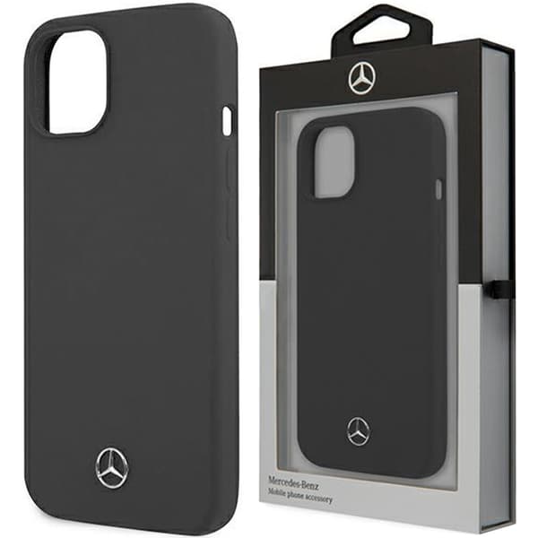 MERCEDES SILICONE LINE ETUI TIL IPHONE 13 MINI - SORT