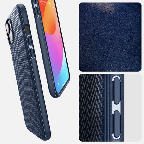 Spigen Mag Armor MagSafe, mørkeblå - iPhone 15 Plus