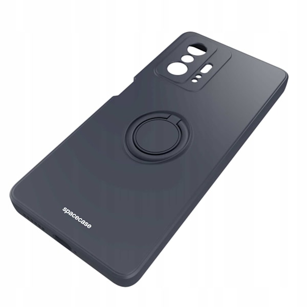 Spacecase Silikonecase Ring För Xiaomi Mi 11T 11T Pro Phone Black