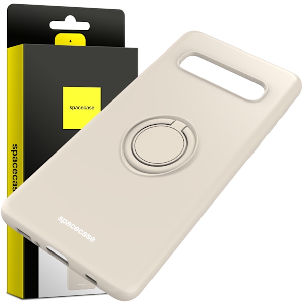 Spacecase Silikonring För Samsung Galaxy S10+ Bone