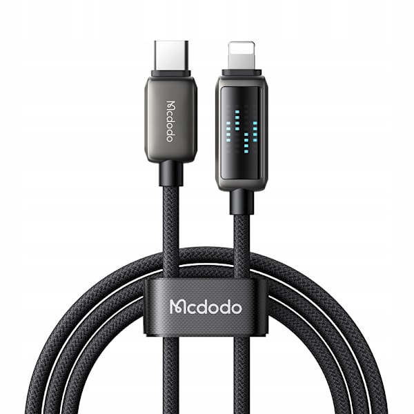 MCDODO LADDARE USB-C BLIXT SNABB LADDNINGSKABEL FÖR IPHONE 1M LED