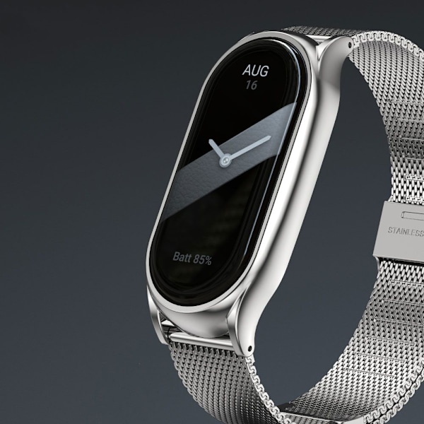 TEKNISK BESKYTTELSE MILANESEBAND XIAOMI SMART BAND 8/8 NFC SORT