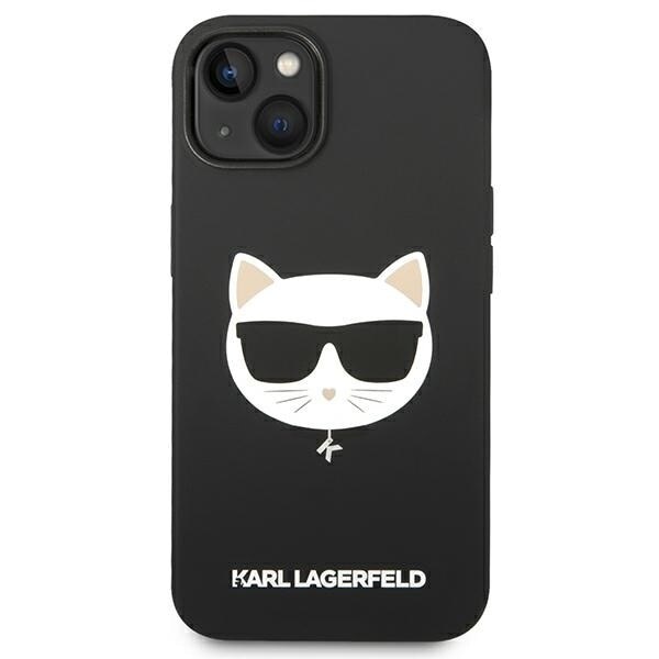 KARL LAGERFELD SILIKONE CHOUPETTE HEAD MAGSAFE ETUI TIL IPHONE 14 PLUS - SORT