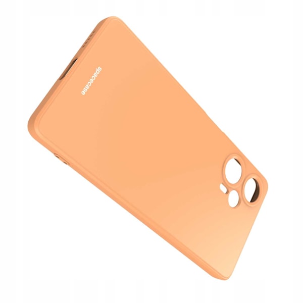 Spacecase Silikonfodral För Poco F5 Orange Skydd