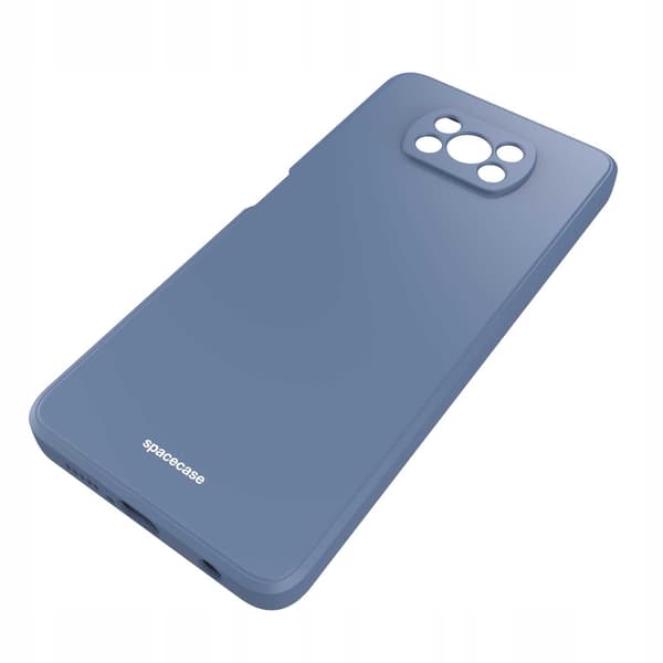 Spacecase Silikonfodral För Poco X3 Pro Nfc Blåt Skydd