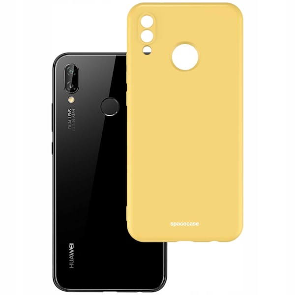 Spacecase Silikonfodral För Huawei P20 Lite Gul Gul