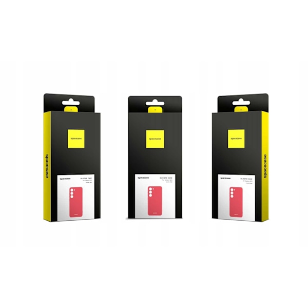 Spacecase Silikonecase Galaxy S23 För Samsung Telefon Röd