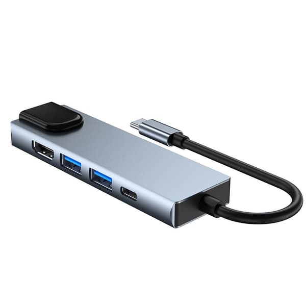 TECH-PROTECT V3-HUB ADAPTER 5IN1 GRÅ