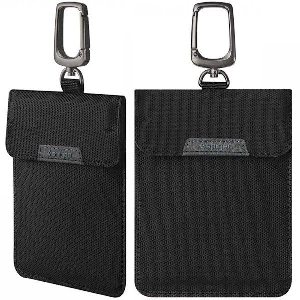 FARADAY CAGE SPIGEN POUCH NØGLELØS RFID SIGNAL BLOCKER SORT