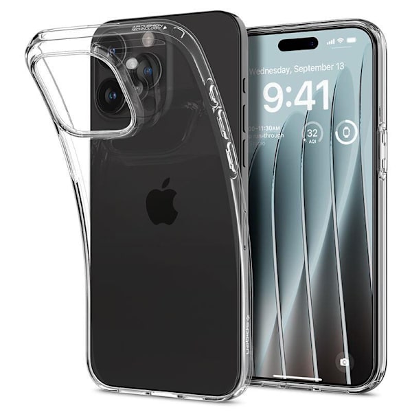 Spigen Crystal Flex, krystallklar - iPhone 15 Pro Max