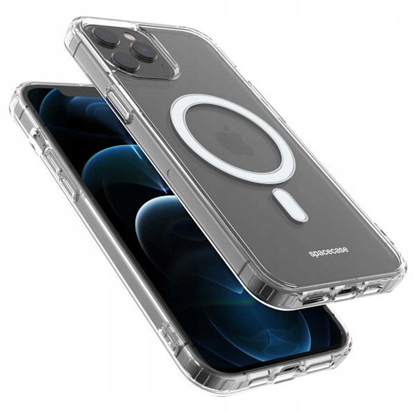 Spacecase Clear Mag-Fodral För Iphone 12 Pro Max För Magsafe Transparent