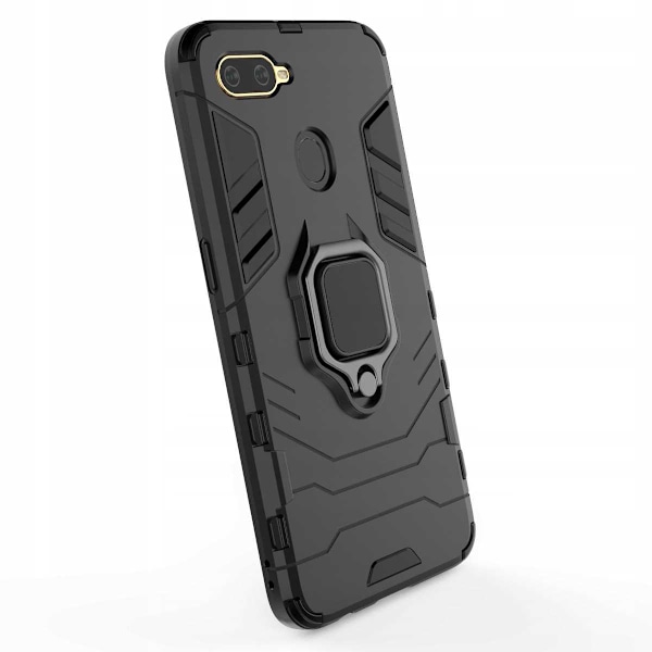 Spacecase Case Cover För Oppo A12 X-Ring Telefon Svart