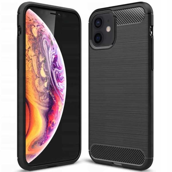 Spacecase Case Cover Till Iphone 12 12 Pro Black Sc Carbon