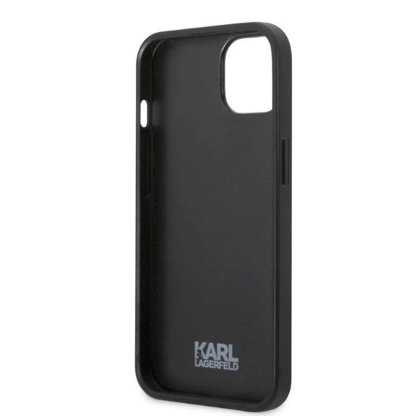 KARL LAGERFELD MONOGRAM IKONIK PATCH COVER TIL IPHONE 13 MINI - RØD