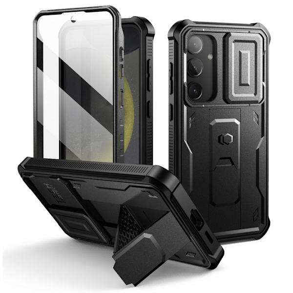 TEKNISK BESKYTTELSE KEVLAR CAM+ GALAXY S24 SVART