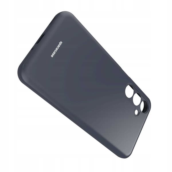 Spacecase Silikonfodral För Samsung Galaxy M35 5G Svart