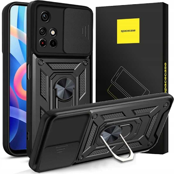 Spacecase Case Cover För Poco X4 Pro 5G Svart Skydd