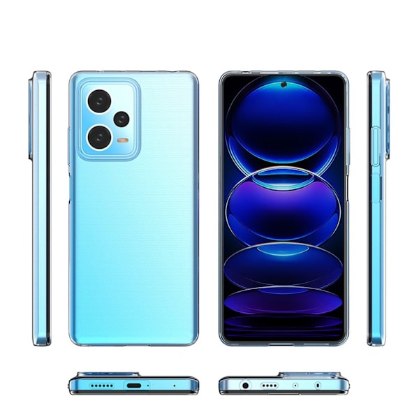 Ultraklart 0,5 mm deksel til Xiaomi Redmi Note 12 Pro+ Thin Cover Transparent telefon