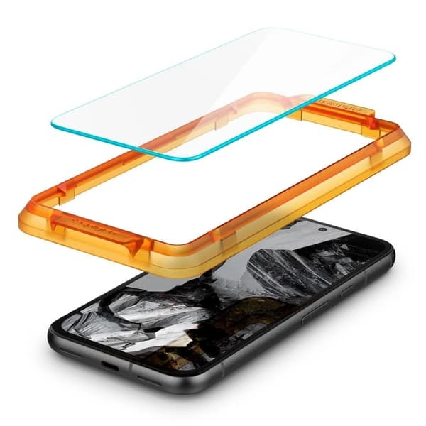 Spigen ALM Glas.tR herdet glass til Google Pixel 8A - 2 stk.