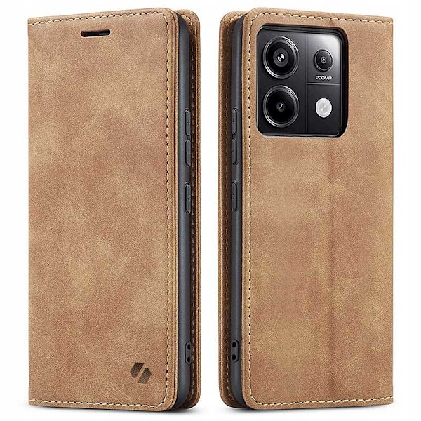 Spacecase Pålbocksväska För Poco X6 Rm Note 13 Pro 5G Kaffe