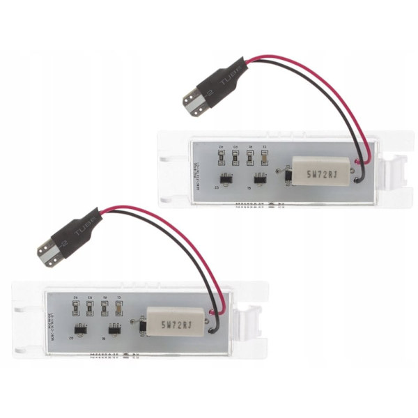 Sett med LED-nummerlys, AutoTune, Opel Vectra C Sedan, Tigra B Twintop, Astra III H, Astra IV J, Corsa C, Corsa D, I