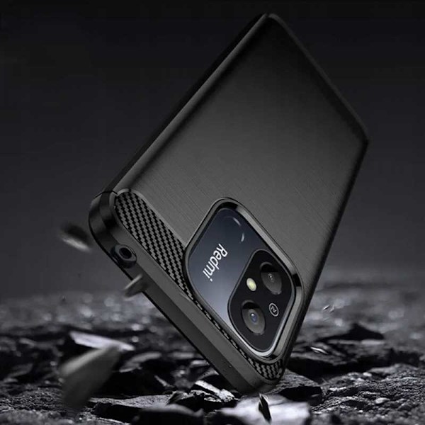 Spacecase-Fodral Till Xiaomi Redmi 12C Black Phone