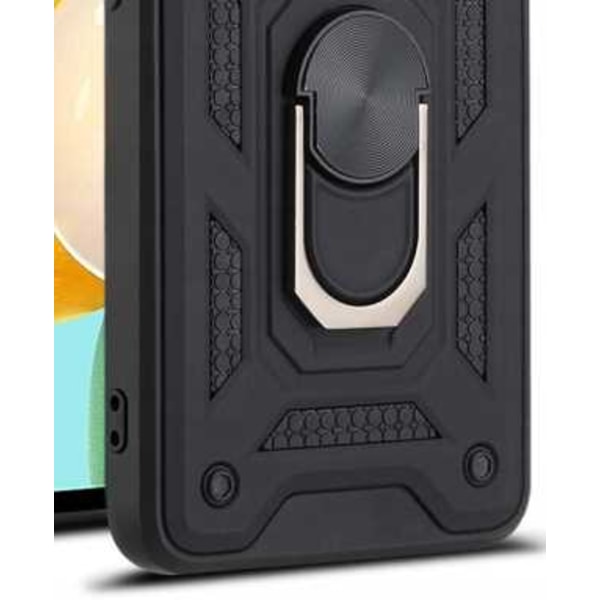 Spacecase Case Cover För Samsung Galaxy A52 Svart Camring