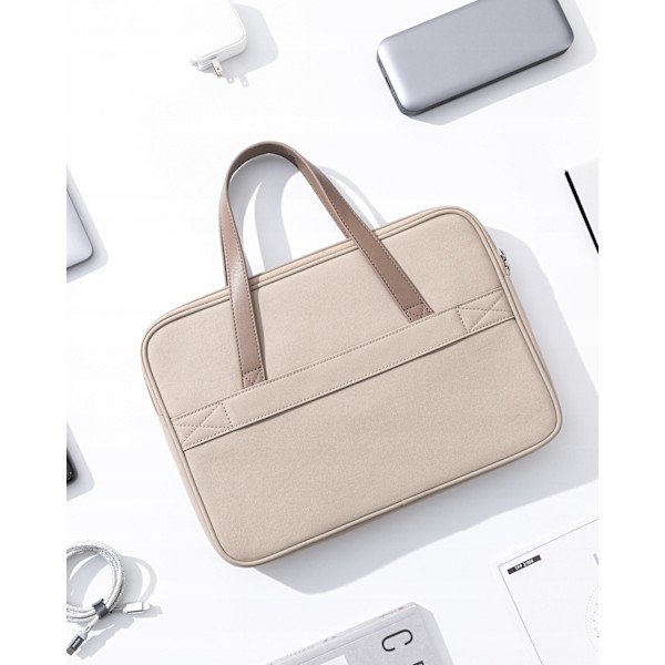 INNOSTYLE LAPTOPVÄSKA FÖR KVINNOR 15 6 16 VATTENTÄT OMNIPROTECT BEIGE