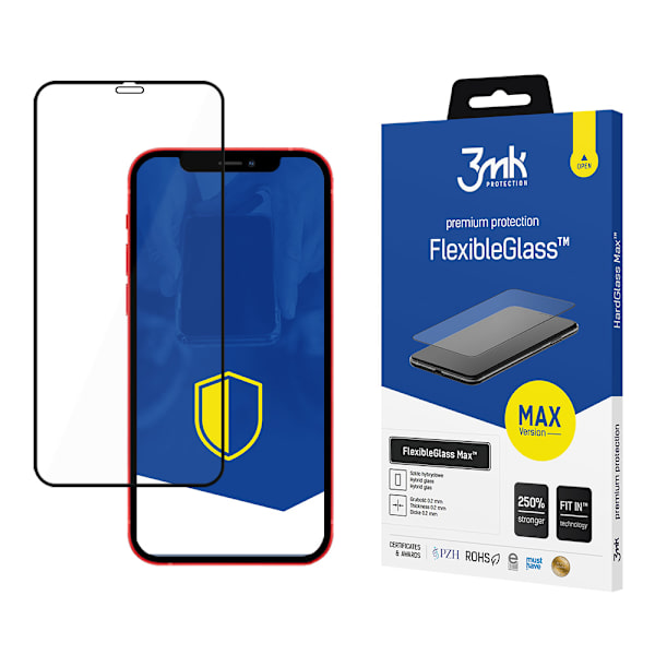 APPLE IPHONE 12 PRO MAX SORT - 3MK FLEXIBLEGLASS MAX