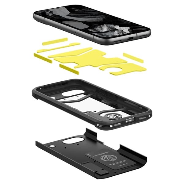 Spigen Tough Armor-deksel til Google Pixel 8A - Svart
