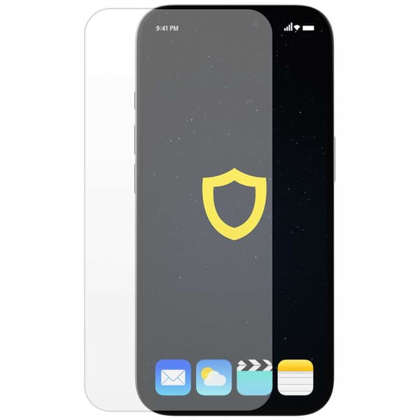 Rymdfall Härdat Glas 2.5D För Iphone 16 Plus Skyddsfolie