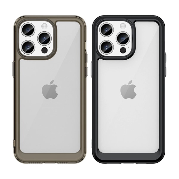 FORSTÆRKET ETUI MED EN FLEKSIBEL RAMME TIL IPHONE 15 PRO MAX OUTER SPACE - RØD