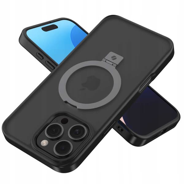 Spacecase Case Cover För Iphone 16 Pro Max För Magsafe Black